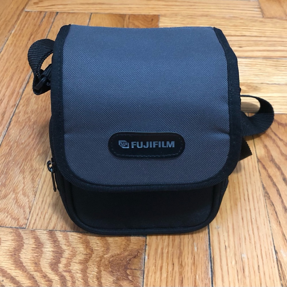 Fujifilm Padded Black & Gray Camera Case Bag With Strap One Size.